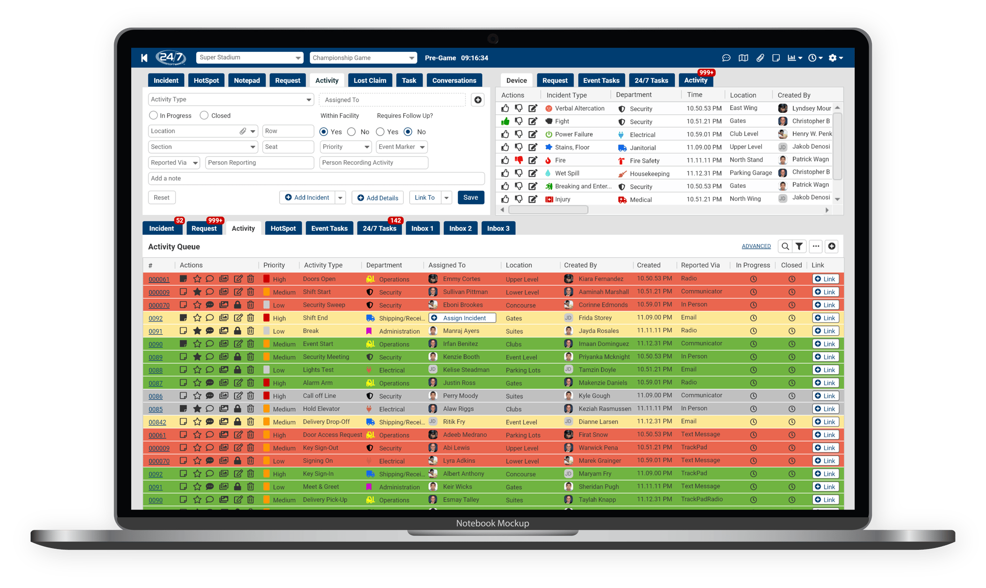 Activity Tracking Software for Property Operations 24/7 Software